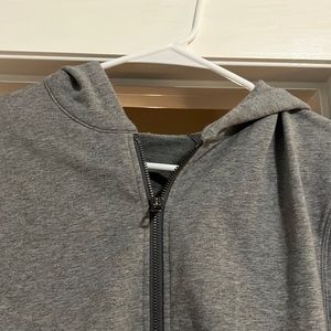 Grey full zip lululemon hoodie